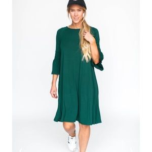 Agnes & Dora Bloom Dress Deep Forest